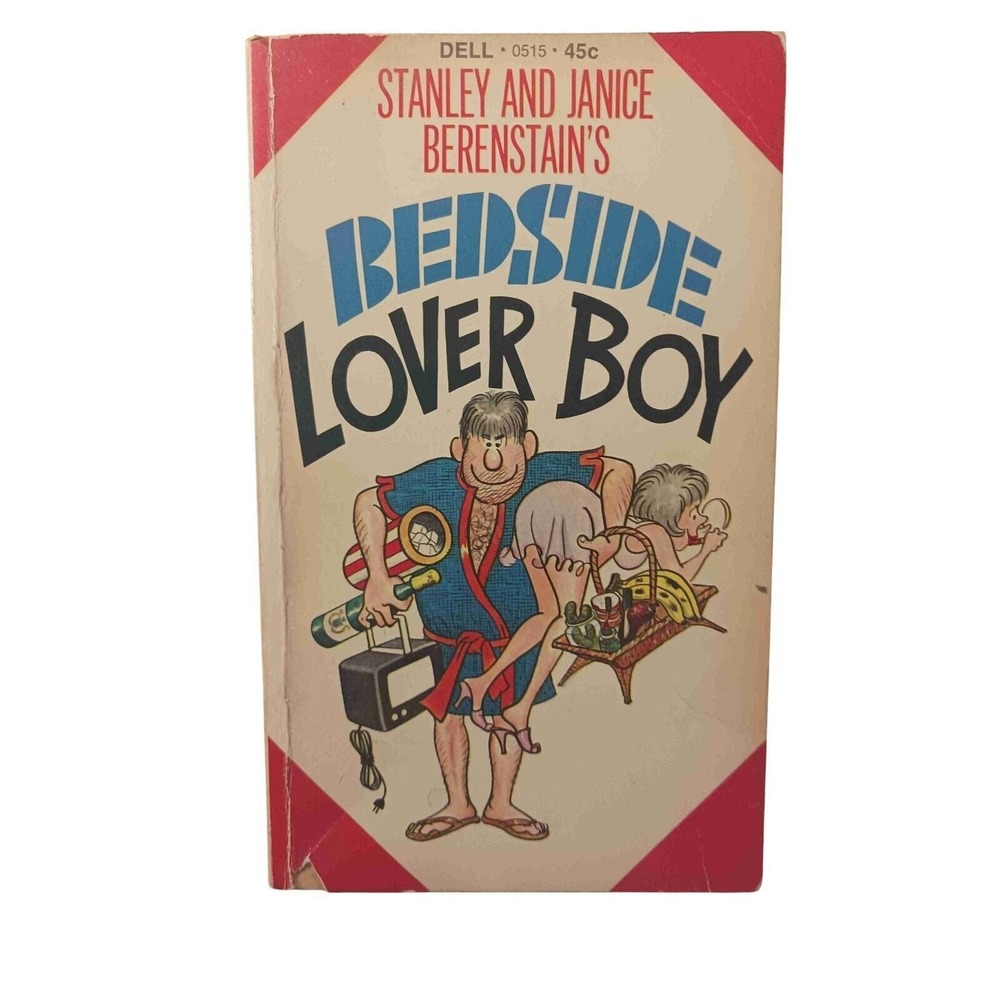 Stanley & Janice Berenstain Bedside Lover Boy 1967 Dell Paperback VTG Humor READ